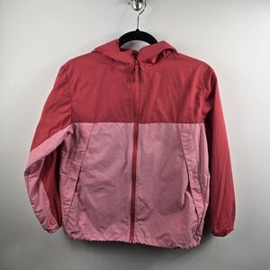 Uniqlo Kids Two-Tone PocktablE Pink Windbreaket Jacket 11-12Y